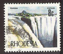 1970 RHODESIA WATERFALL