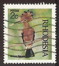 1971 RHODESIA NATIVE BIRDS