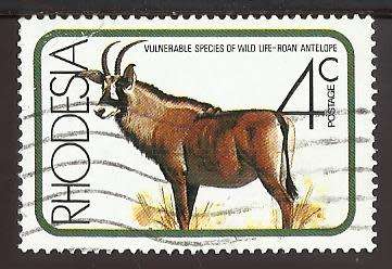 1976 RHODESIA ANIMAL ROAN ANTELOPE