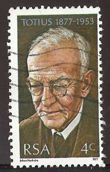 1977 SOUTH AFRICA THE 100TH ANNIVERSARY OF THE BIRTH OF J.D. DU TOIT