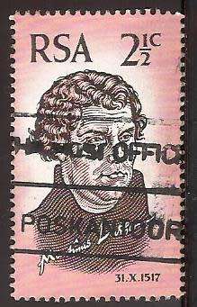 1967 SOUTH AFRICA THE 450TH ANNIVERSARY OF REFORMATION