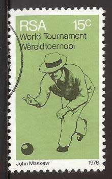 1976 SOUTH AFRICA VICTORY IN WORLD BOWLS CHAMPIONSHIPS