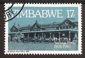 1980 ZIMBABWE POST OFFICE