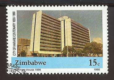 1990 ZIMBABWE THE 100TH ANNIVERSARY OF THE CITY OF HARARE