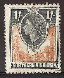 1953 NORTHERN RHODESIA QUEEN ELIZABETH