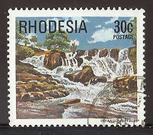 1978 RHODESIA WATERFALL