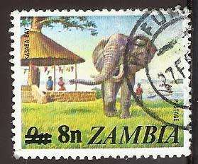 1979 ZAMBIA ANIMAL ELEPHANT