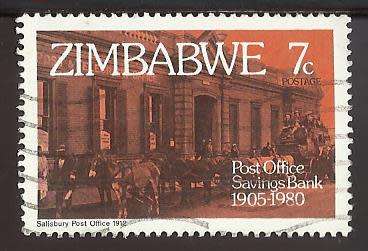 1980 ZIMBABWE POST OFFICE