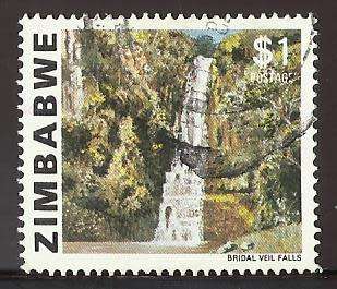 1980 ZIMBABWE WATERFALL