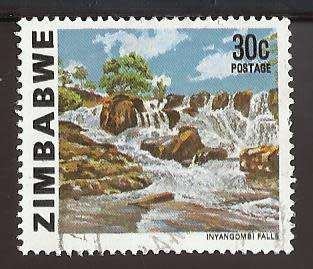 1980 ZIMBABWE WATERFALL