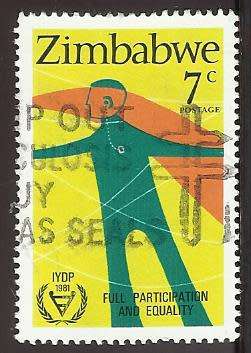 1981 ZIMBABWE YEAR OF THE DISABLED