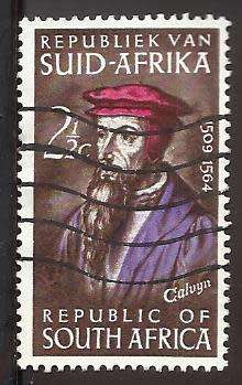 1964 SOUTH AFRICA THE 400TH ANNIVERSARY OF THE DEATH OF CALVYN