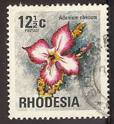 1974 RHODESIA FLOWER