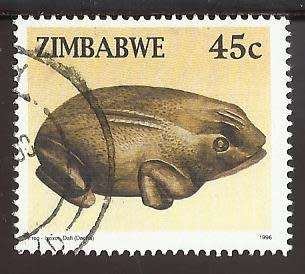1996 ZIMBABWE ANIMAL WOOD CARVINGS