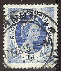 1954 RHODESIA AND NYASALAND QUEEN ELIZABETH