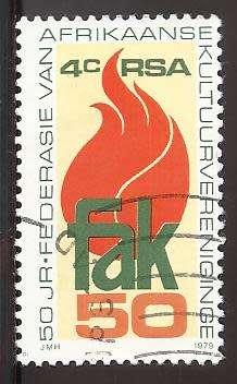 1979 SOUTH AFRICA THE 50TH ANNIVERSARY OF F.A.K