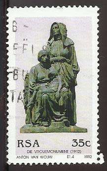 1992 SOUTH AFRICA THE 130TH ANNIVERSARY OF THE BIRTH OF ANTON VAN WOUW