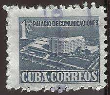 1952 CUBA TAX FOR NEW COMMUNICATIONS BUILDING