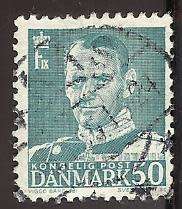 1952-53 DENMARK KING FREDERIK