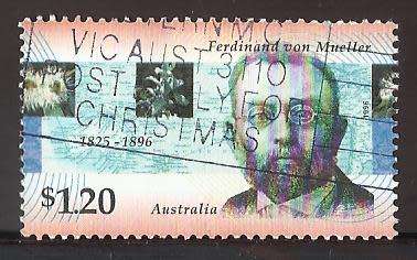 1996 AUSTRALIA THE 100TH ANNIVERSARY OF THE DEATH OF FERDINAND VON MUELLER