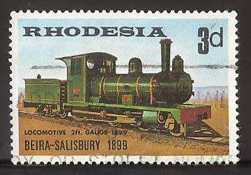 1969 RHODESIA THE 70TH ANNIVERSARY OF OPENING OF BEIRA SALISBURY RAILWAY