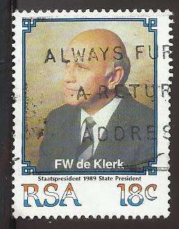 1989 SOUTH AFRICA INAUGURATION OF PRESIDENT F.W. DE KLERK