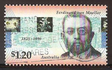 1996 AUSTRALIA THE 100TH ANNIVERSARY OF THE DEATH OF FERDINAND VON MUELLER