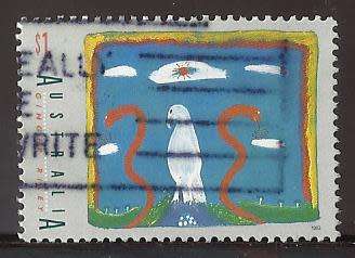 1993 AUSTRALIA PAINTINGS OF THE ABORIGINES