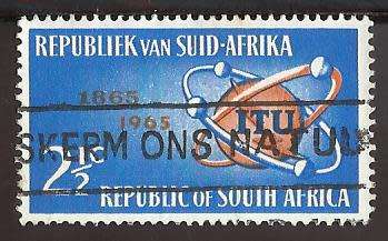 1965 SOUTH AFRICA THE 100TH ANNIVERSARY OF I.T.U.