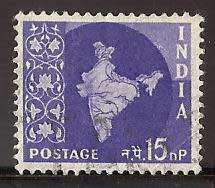 1957-63 INDIA MAP