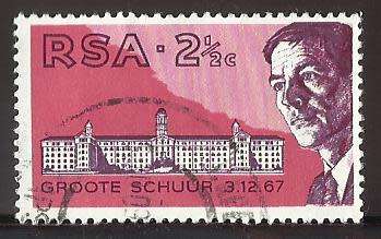 1969 SOUTH AFRICA WORLD'S FIRST HEART TRANSPLANT