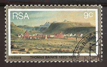 1975 SOUTH AFRICA THE 100TH ANNIVERSARY OF THE DEATH OF THOMAS BAINES