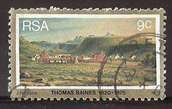 1975 SOUTH AFRICA THE 100TH ANNIVERSARY OF THE DEATH OF THOMAS BAINES