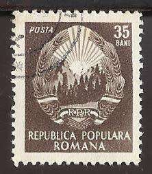 1952 ROMANIA COAT OF ARMS