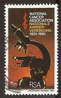 1981 SOUTH AFRICA THE 50TH ANNIVERSARY OF NATIONAL CANCER ASSOCIATION