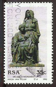 1992 SOUTH AFRICA THE 130TH ANNIVERSARY OF THE BIRTH OF ANTON VAN WOUW
