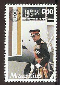 1981 MAURITIUS THE 25TH ANNIVERSARY OF DUKE OF EDINBURGH AWARD SCHEME