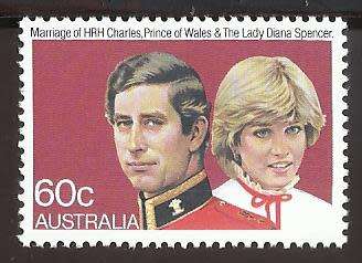 1981 AUSTRALIA WEDDING OF PRINCE CHARLES AND DIANA