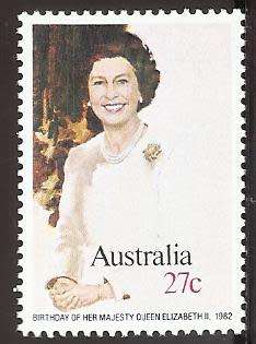 1982 AUSTRALIA THE 56TH ANNIVERSARY OF THE BIRTH OF QUEEN ELIZABETH
