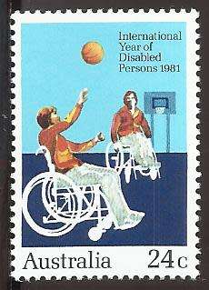 1981 AUSTRALIA INTERNATIONAL YEAR OF DISABLED PERSONS