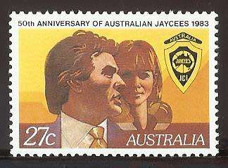 1983 AUSTRALIA THE 50TH ANNIVERSARY OF THE JAYCEES