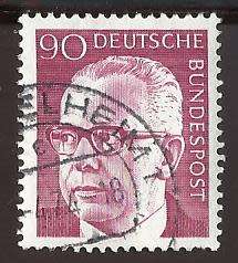 1970 GERMANY GUSTAV HEINEMANN