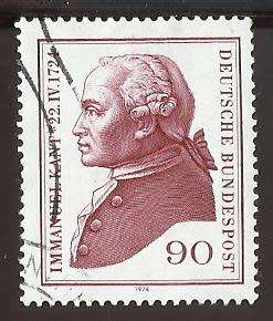 1974 GERMANY IMMANUEL KANT
