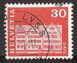 1968 SWITZERLAND DEFINITIVE ISSUES