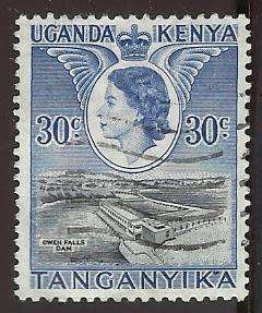 1954 KENYA UGANDA TANZANIA QUEEN ELIZABETH AND LANDSCAPES