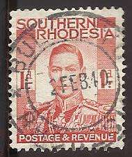 1937 SOUTHERN RHODESIA KING GEORGE