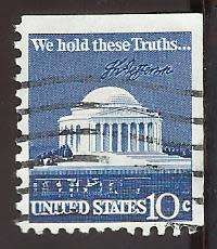 1973 UNITED STATES JEFFERSON MEMORIAL