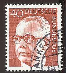 1970 GERMANY GUSTAV HEINEMANN