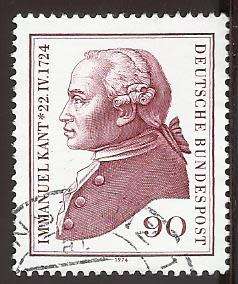 1974 GERMANY IMMANUEL KANT