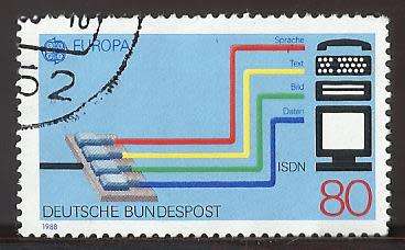1988 GERMANY EUROPA STAMPS
